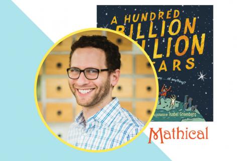 Seth Fishman and book cover of "A Hundred Billion Trillion Stars"