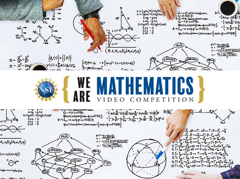 Logo for the "We Are Mathematics" Video Competition