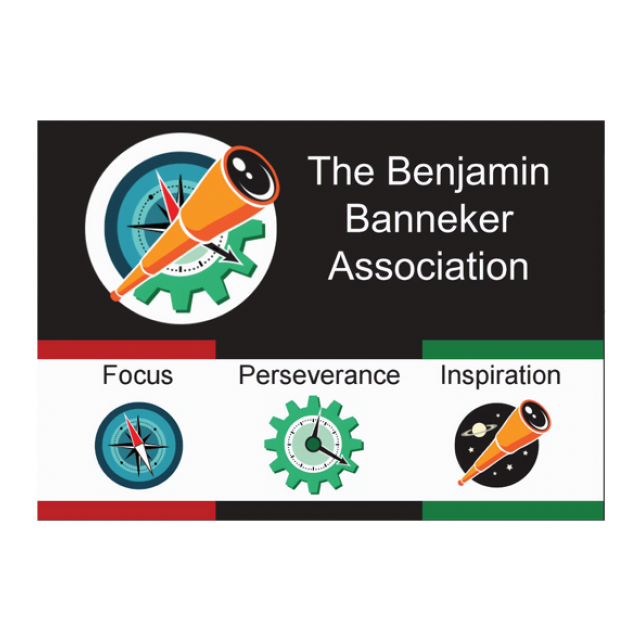 Logo for the Benjamin Banneker Association: Focus | Perseverance | Inspiration