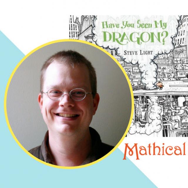 Steve Light with logo for Have you Seen My Dragon?