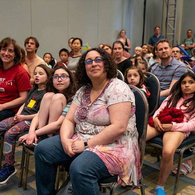 2019 festival attendees sitting in the audience
